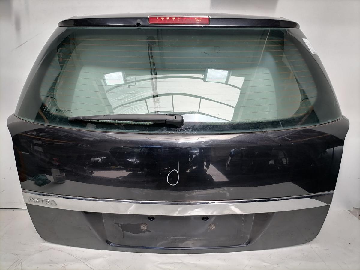 Opel Astra H original Heckklappe mit Heckscheibe Z20R Saphirschwarz Kombi Bj.2009